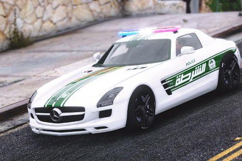 Mercedes Benz SLS AMG Dubai Police